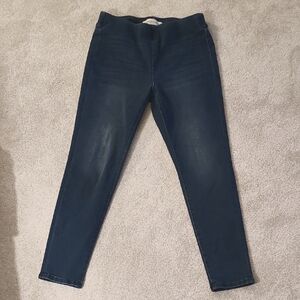 Soft Surroundings Pull-on Blue Jeans SUPER COMFY EUC Medium